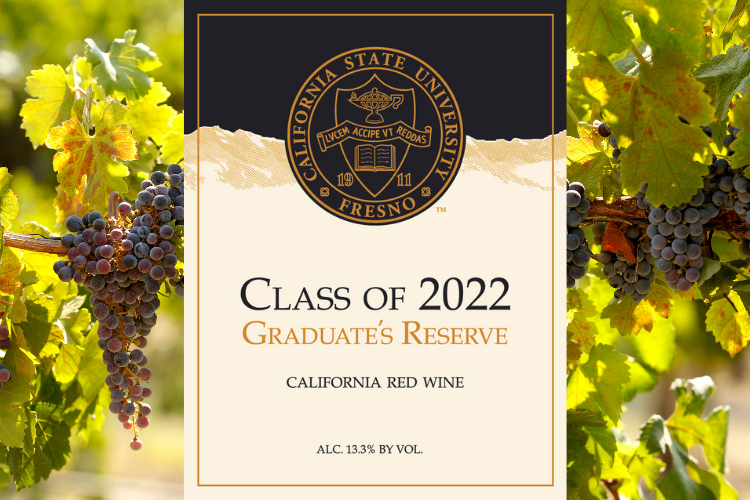 Fresno State Winery Graduate Reserve 2022 label