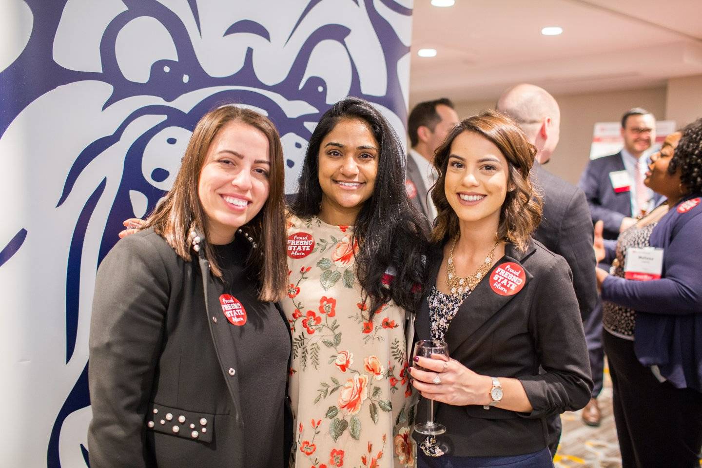 Leading ladies pose for a photo at a professional networking event in Washington,DC.