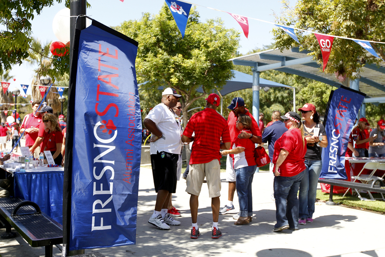 Fresno State Alumni Association Tailgate gathering