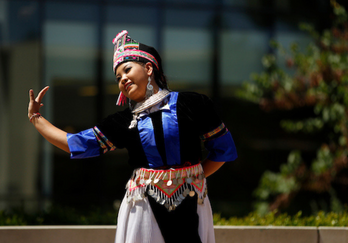 Hmong dancer